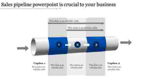 sales pipeline powerpoint-Sales pipeline powerpoint is crucial to your business-Blue